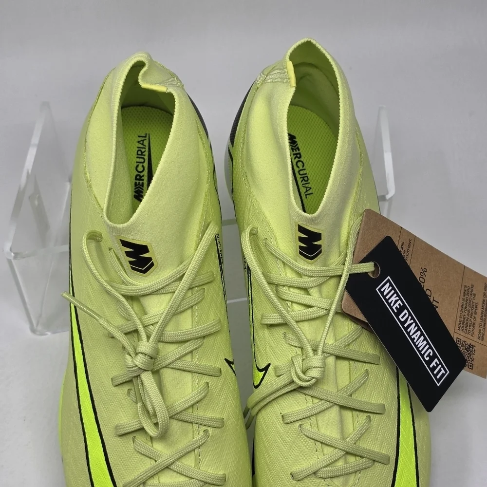 Nike ZM Superfly 10 Academy IC Limelight Hyper Men's Size 9.5 Soccer FQ8332-300